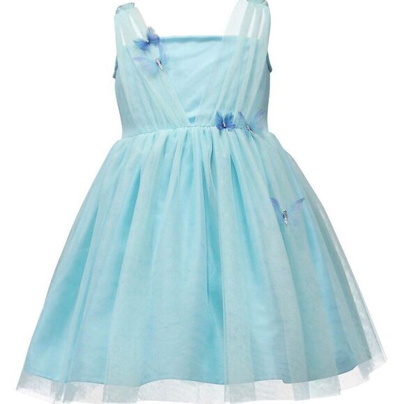 AVA & Yelly Little Girl's Butterfly Mesh Dress - Picture 2 of 8